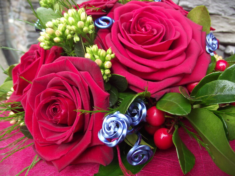 Red Roses Bouquet — Festive