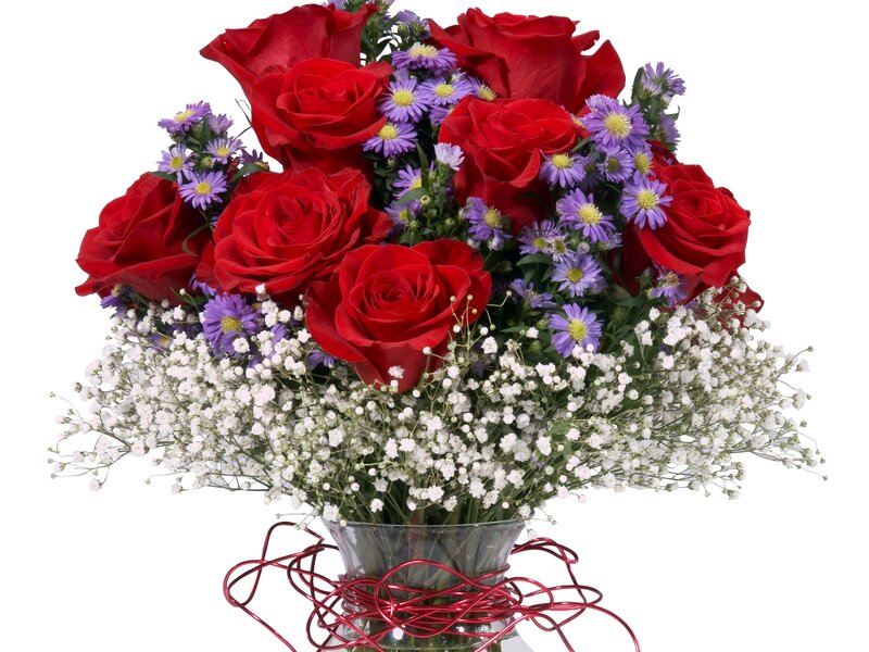 red roses bouquet