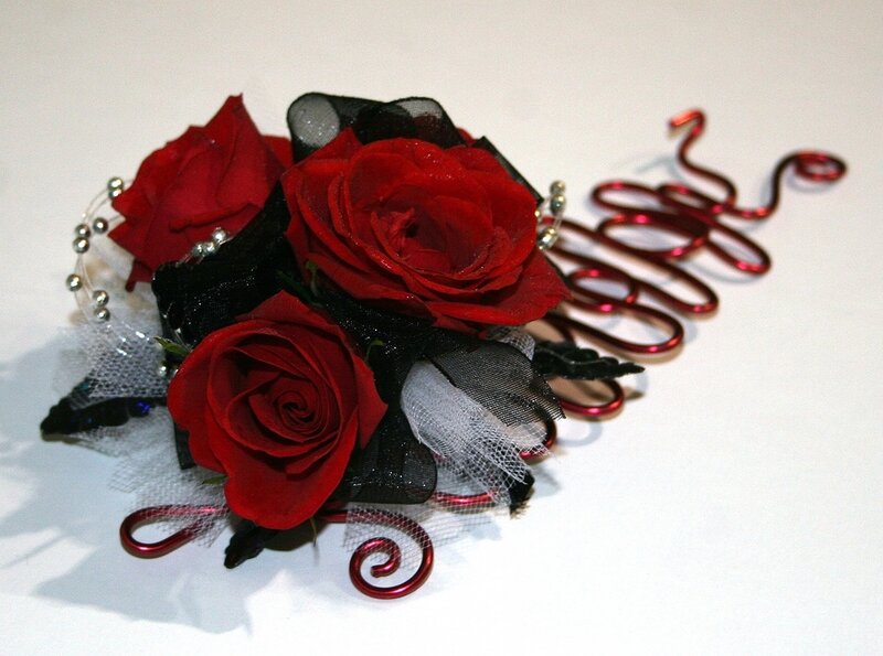 Red Roses Corsage