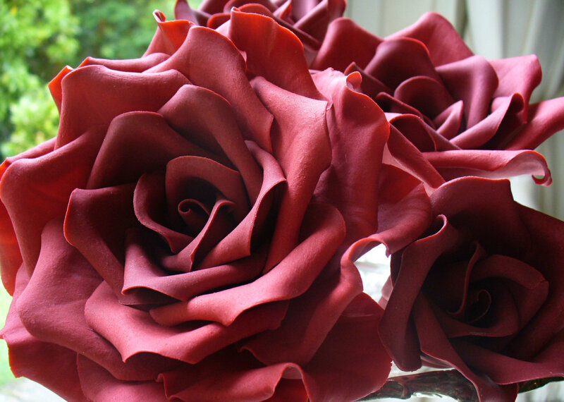 Red Roses in a Vase — Calm, Afternoon
