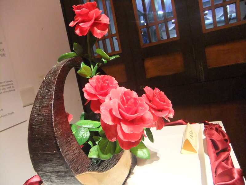 Red Roses in Basket — Calm, Night