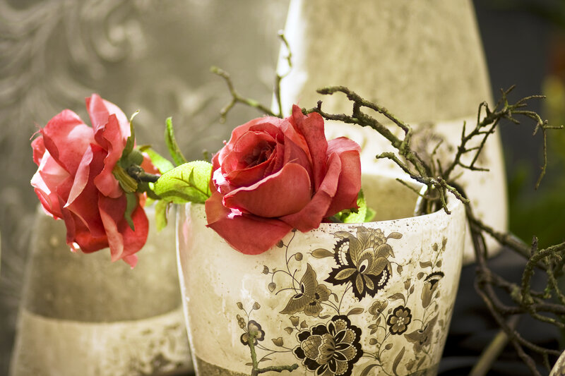 Red Roses in Vase — Serene, Afternoon