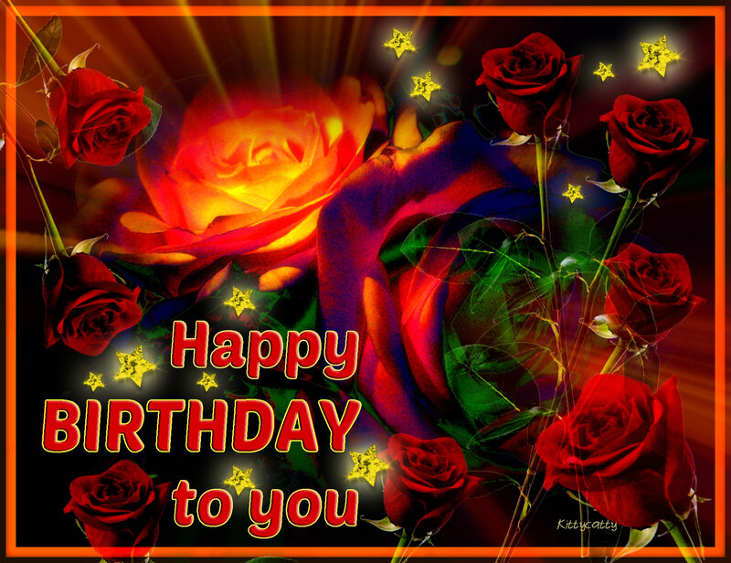Red Roses with Text — Celebratory
