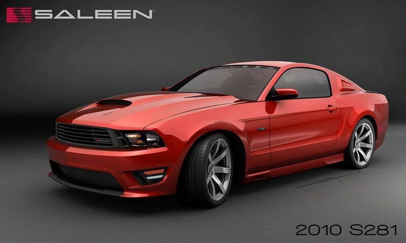 Red Saleen S281 car