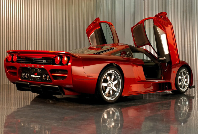 Red Saleen S7 Sports Car — Dramatic