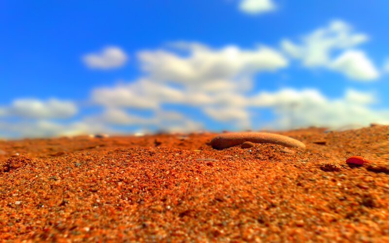 Red Sand and Stone