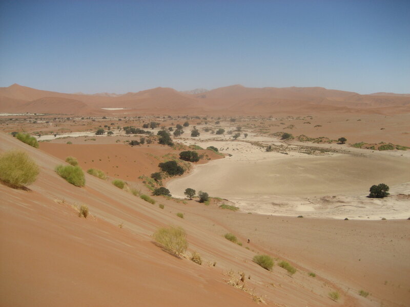 Red Sand Dunes in Desert — Arid