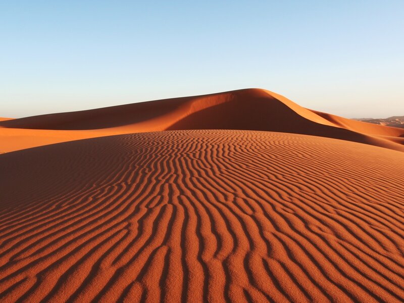 Red Sand Dunes — Sunset