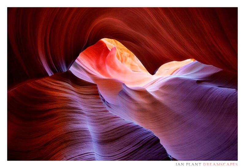 Red Sandstone Canyon — Dramatic, Photograph, Light