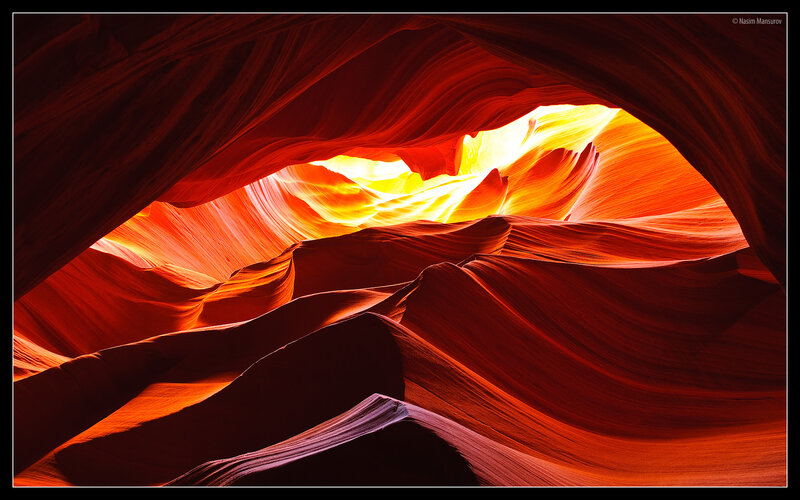 Red Sandstone Canyon — Dramatic, Photograph