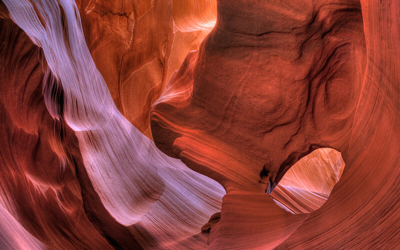 Red Sandstone Canyon — Dramatic