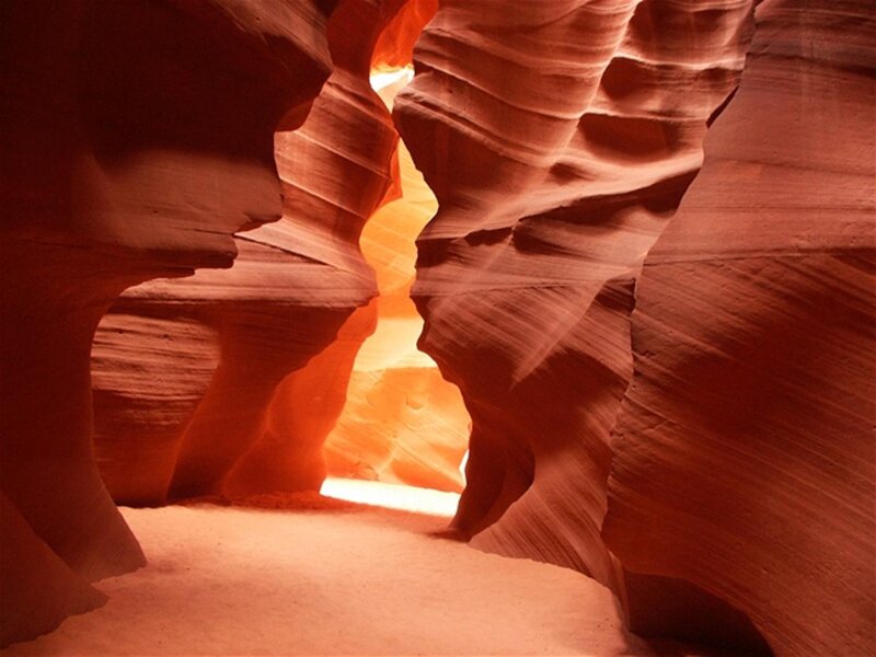 Red Sandstone Canyon — Orange, Dramatic, Afternoon, Photograph