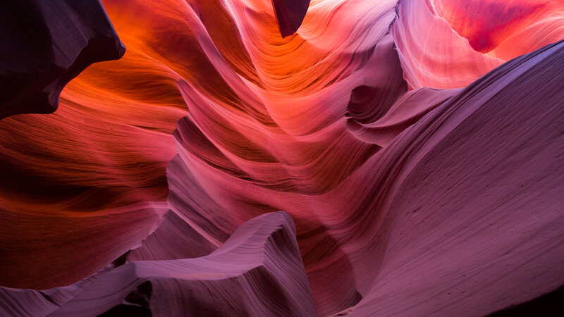 Red Sandstone Canyon Walls — Dramatic, Photograph