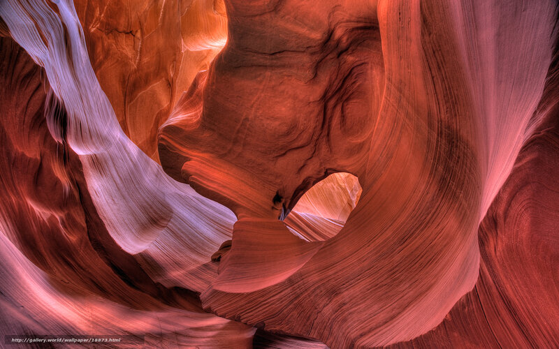 Red sandstone canyon walls