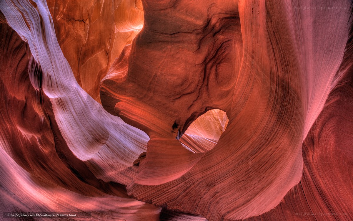 Red sandstone canyon walls