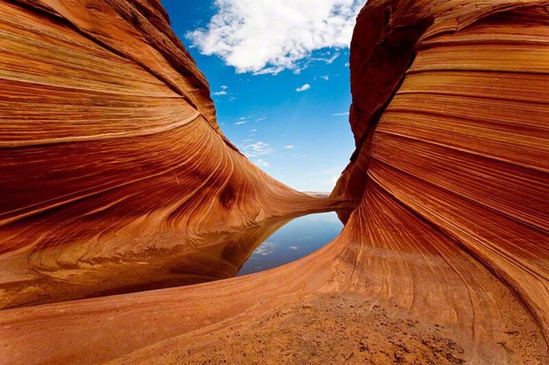 Red Sandstone Formation — Orange