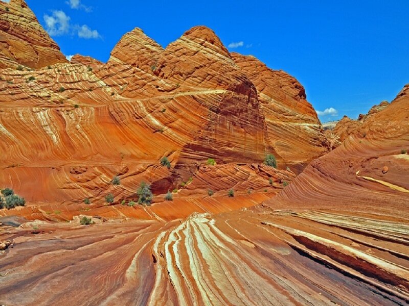 Red Sandstone Formations — Dramatic, Afternoon, Photograph