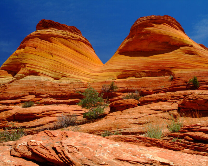 Red Sandstone Formations — Dramatic, Afternoon