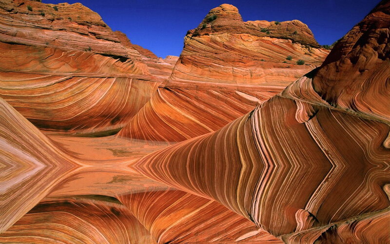 Red Sandstone Formations — Orange, Dramatic, Afternoon, Photograph, Rock, Sky