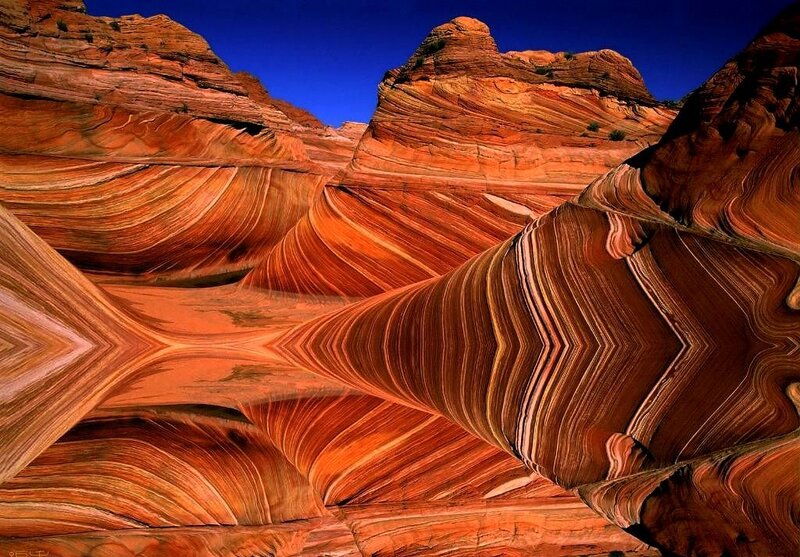 Red Sandstone Formations — Orange, Dramatic, Afternoon