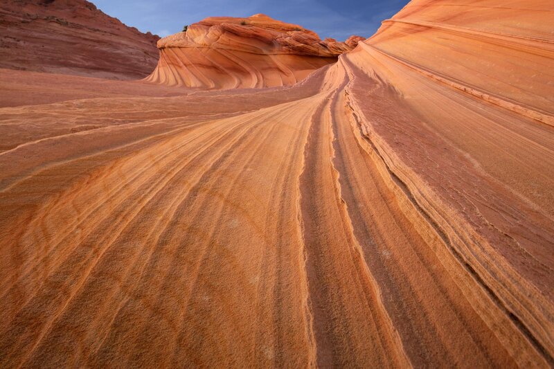 Red Sandstone Formations — Orange, Dramatic, Sunset, Photograph
