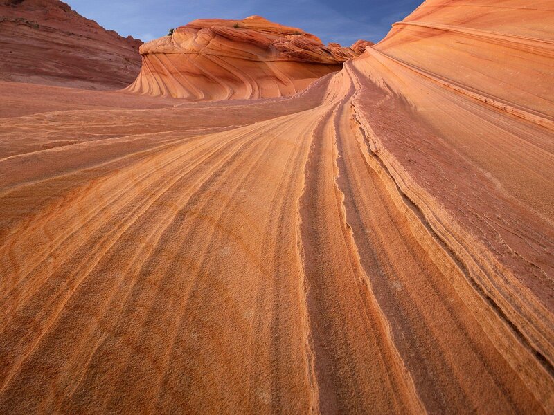 Red Sandstone Formations — Orange, Dramatic, Sunset