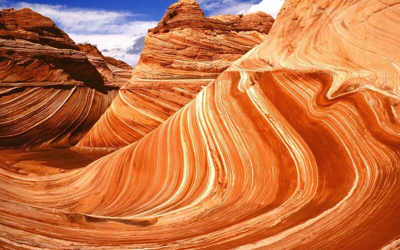 Red Sandstone Formations — Orange