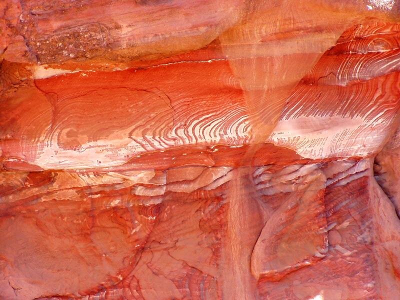 Red Sandstone Rock Face