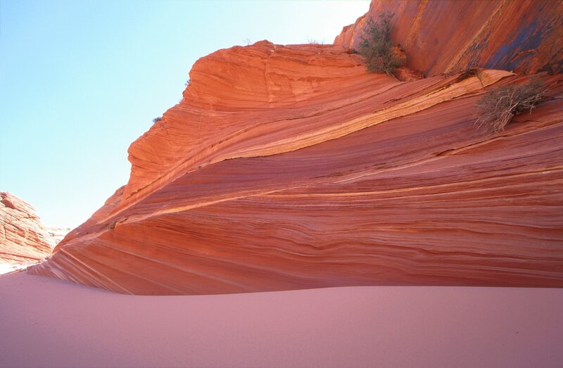 Red Sandstone Rock Formation — Serene, Afternoon