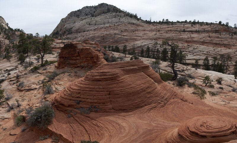 Red Sandstone Rock Formations — Arid