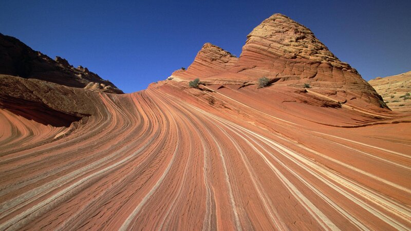 Red Sandstone Rock Formations — Dramatic