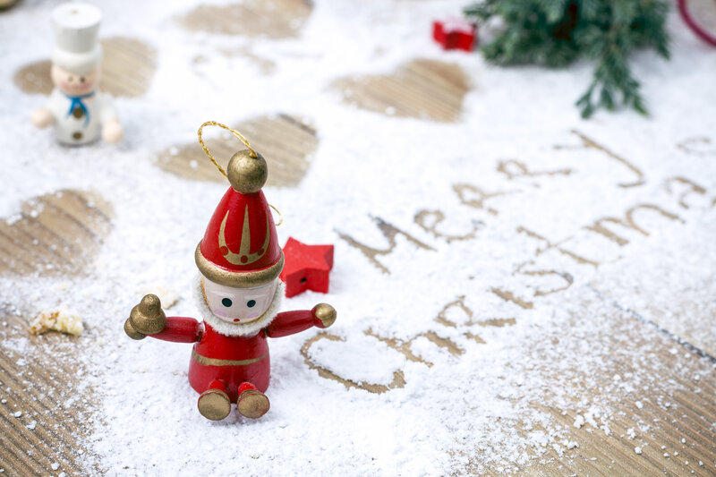 Red Santa Ornament