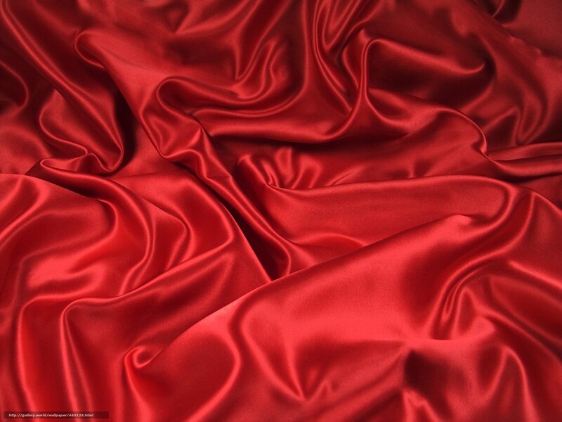 Red Satin Fabric — Luxurious, Photograph