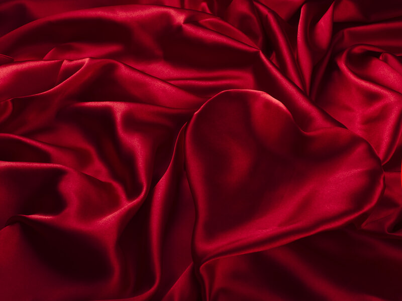 Red Satin Fabric