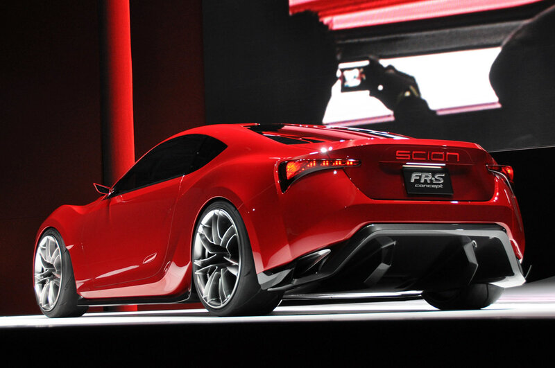 Red Scion Fr-s Concept — Dramatic, Photograph, Car