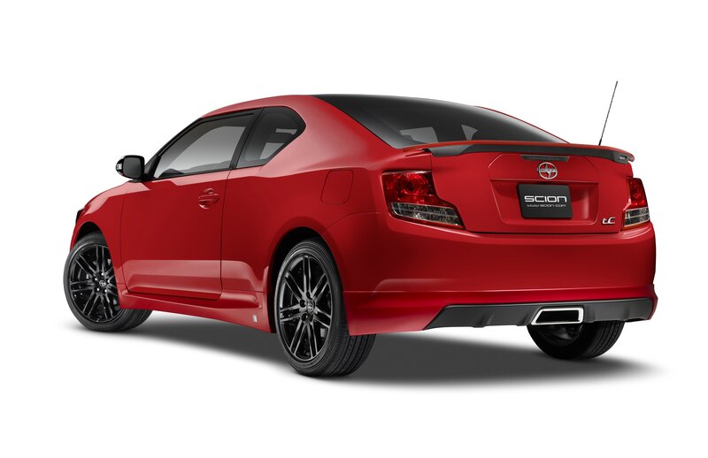 Red Scion TC Coupe — Neutral, Photograph