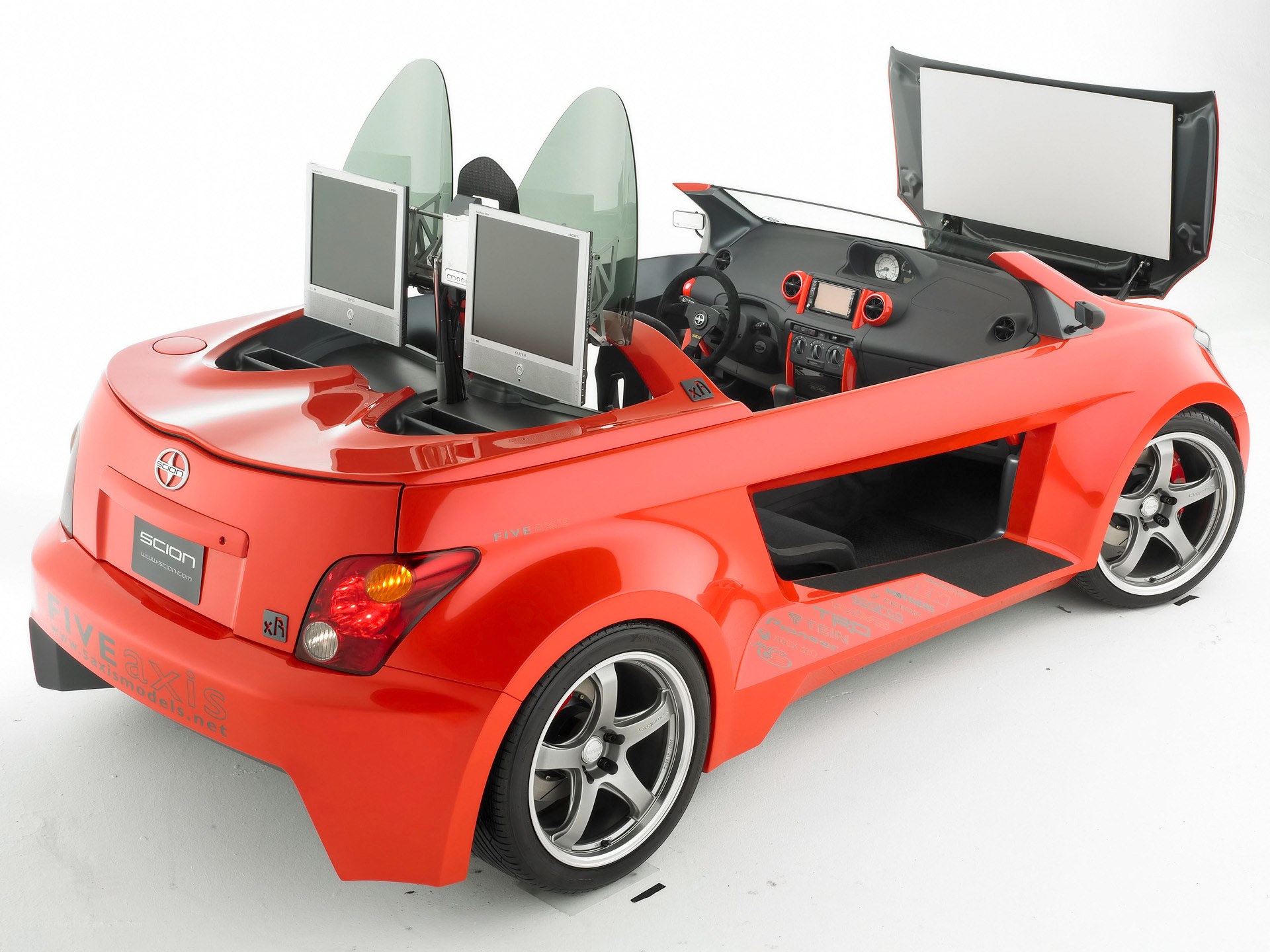 Red Scion xB concept car