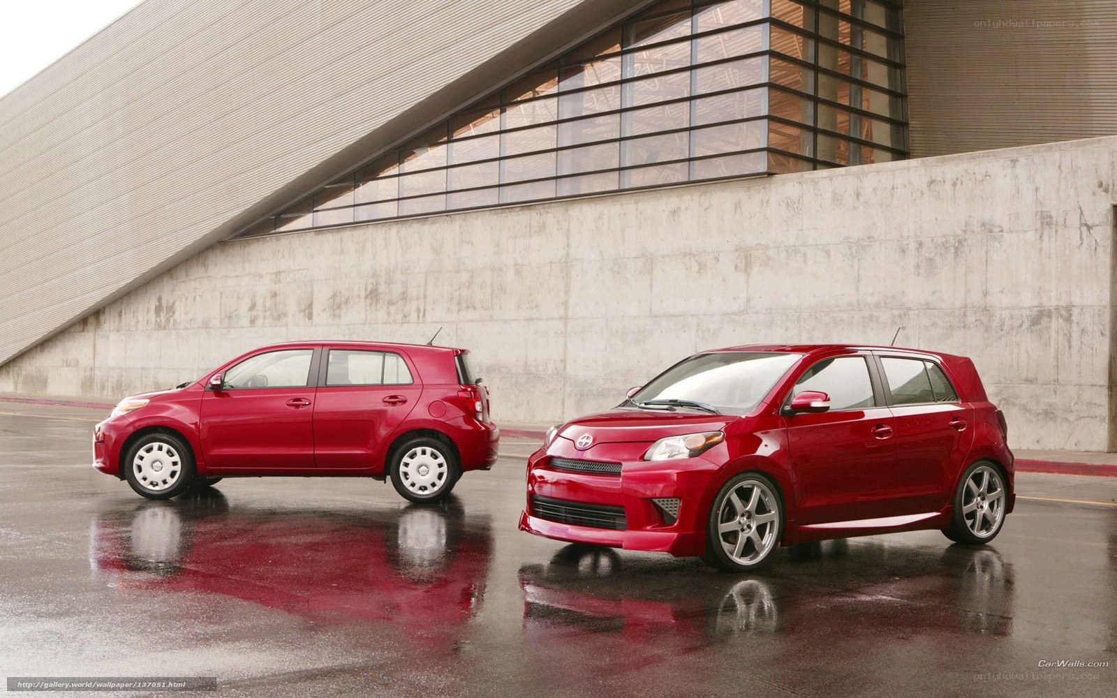 Red Scion xD concept cars