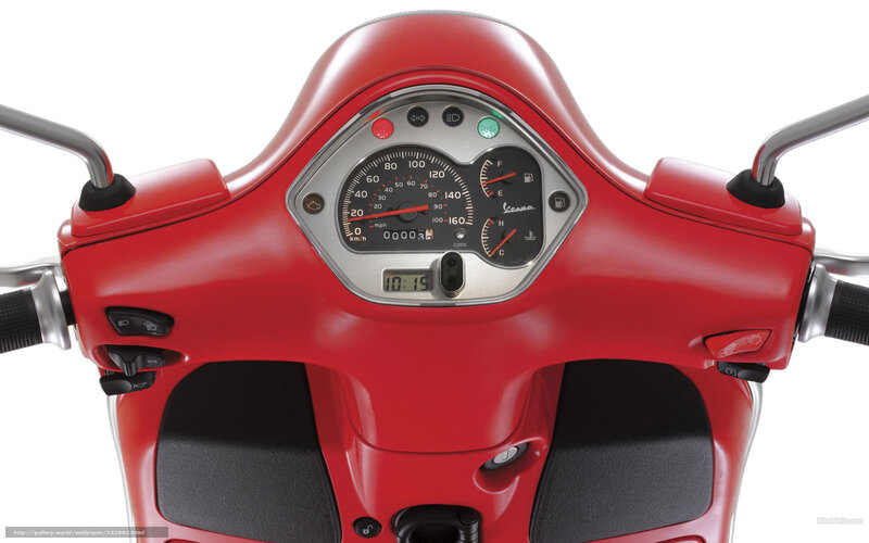red scooter dashboard