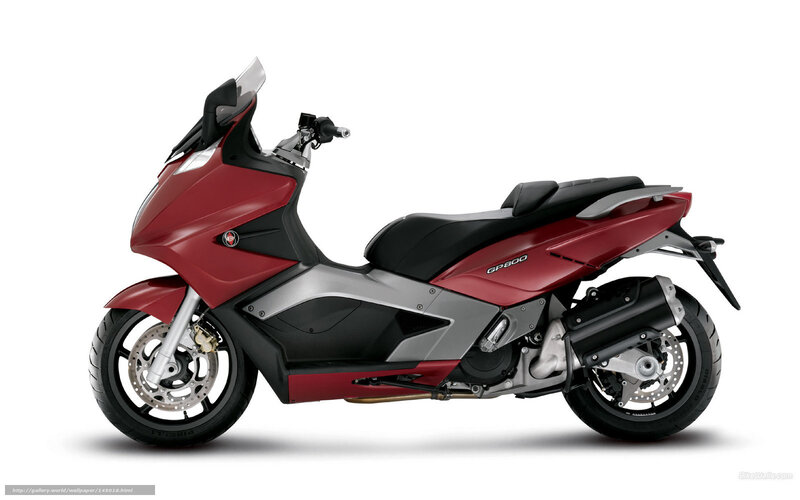 Red Scooter Motorcycle — Neutral, Photograph