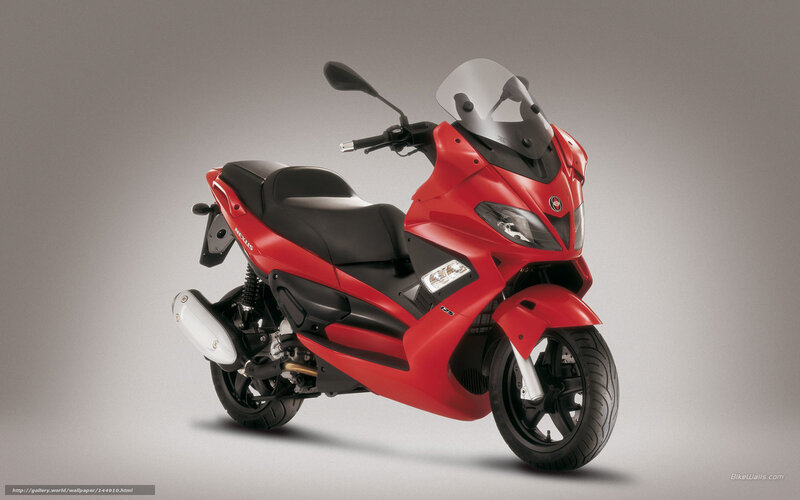 Red Scooter — Neutral, Photograph, Seat, Windshield, Exhaust