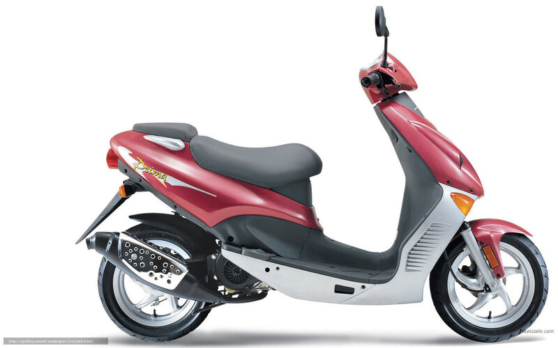 Red Scooter — Neutral, Photograph