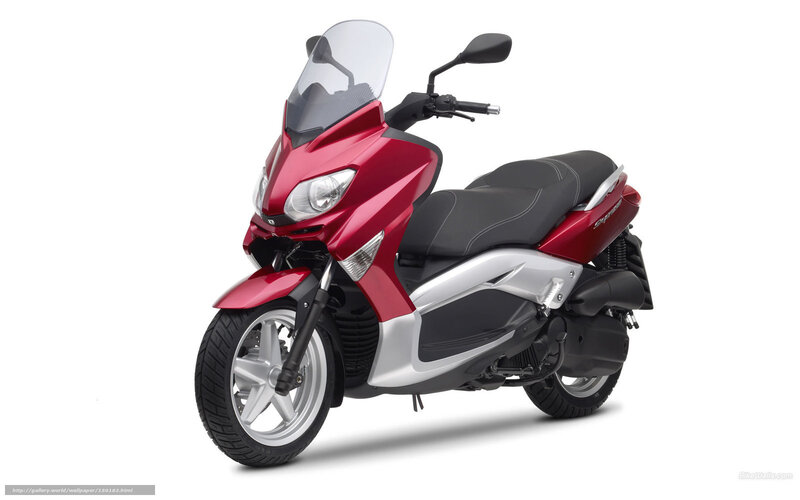Red Scooter — Neutral, Photograph, Windshield, Seat, Headlight