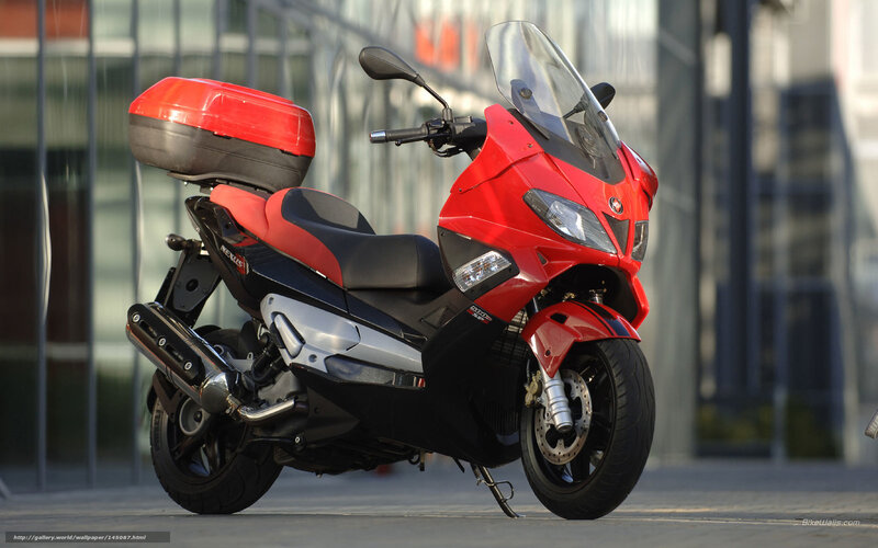 Red Scooter with Storage