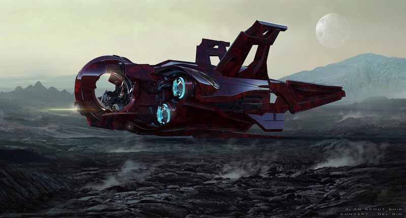 Red Scout Ship