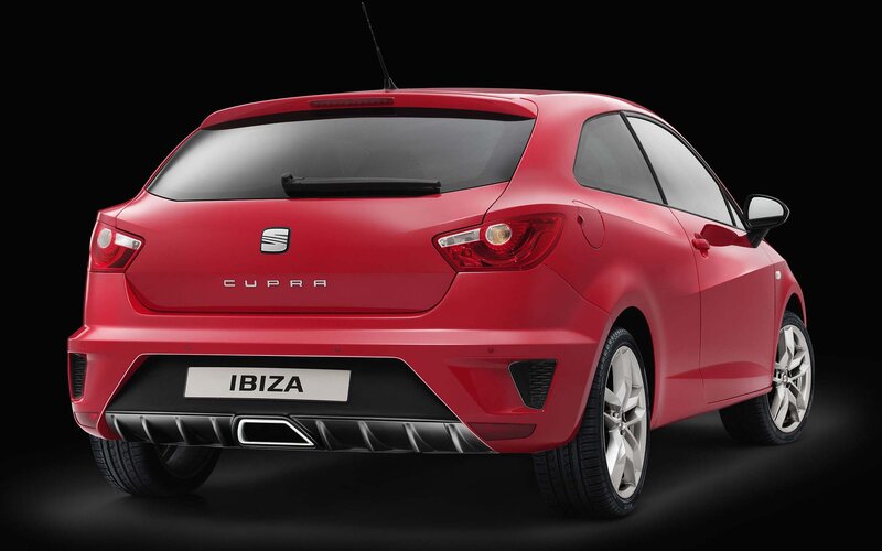 Red SE Ibiza Car