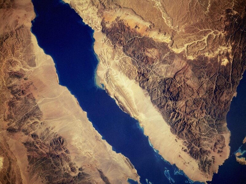 Red Sea from space