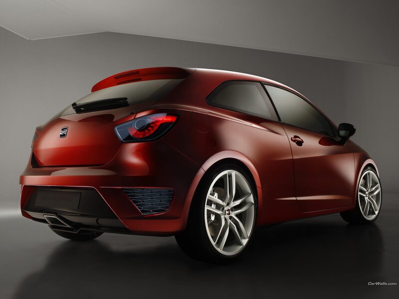 Red SEAT concept car