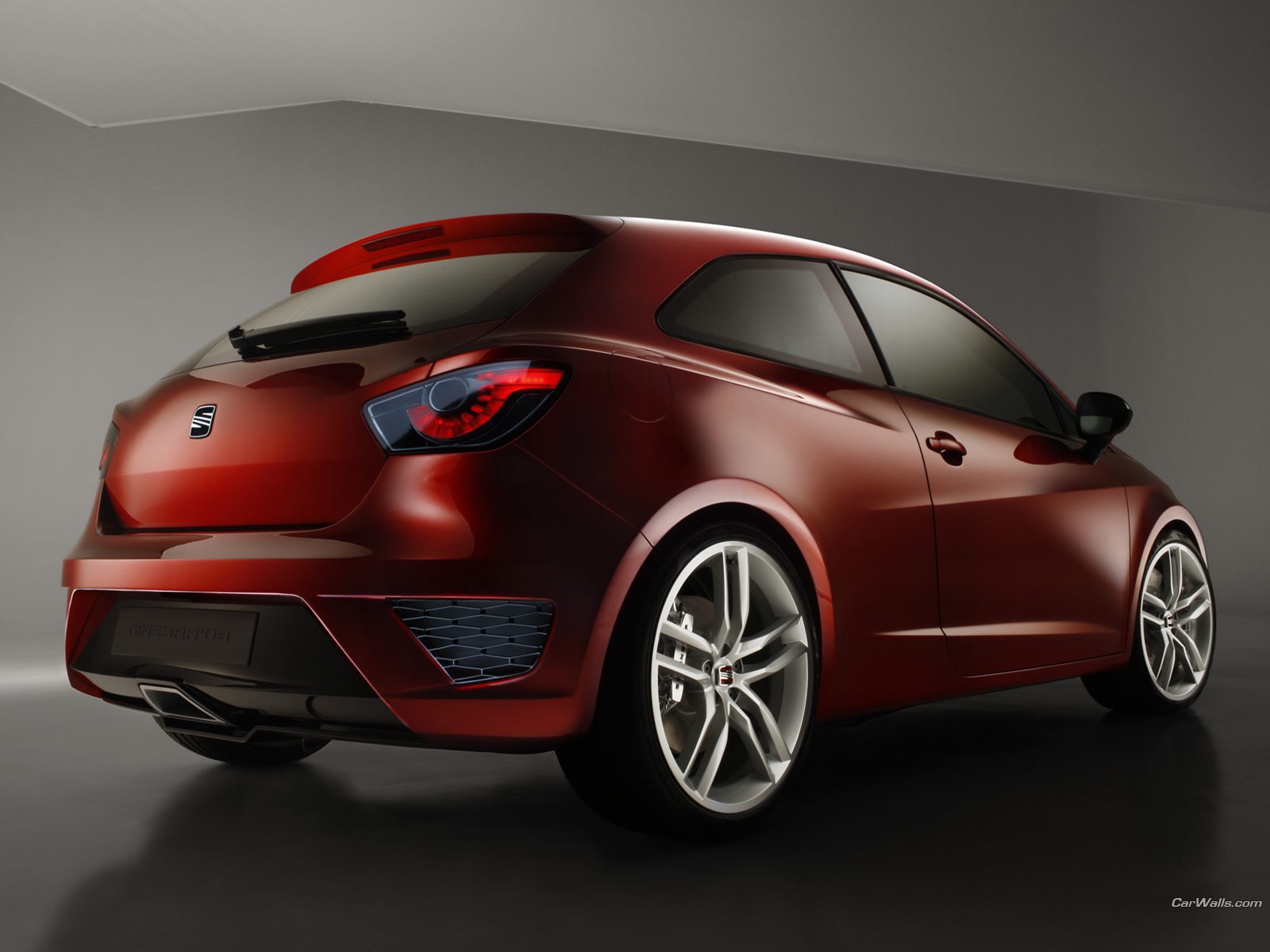 Red SEAT concept car