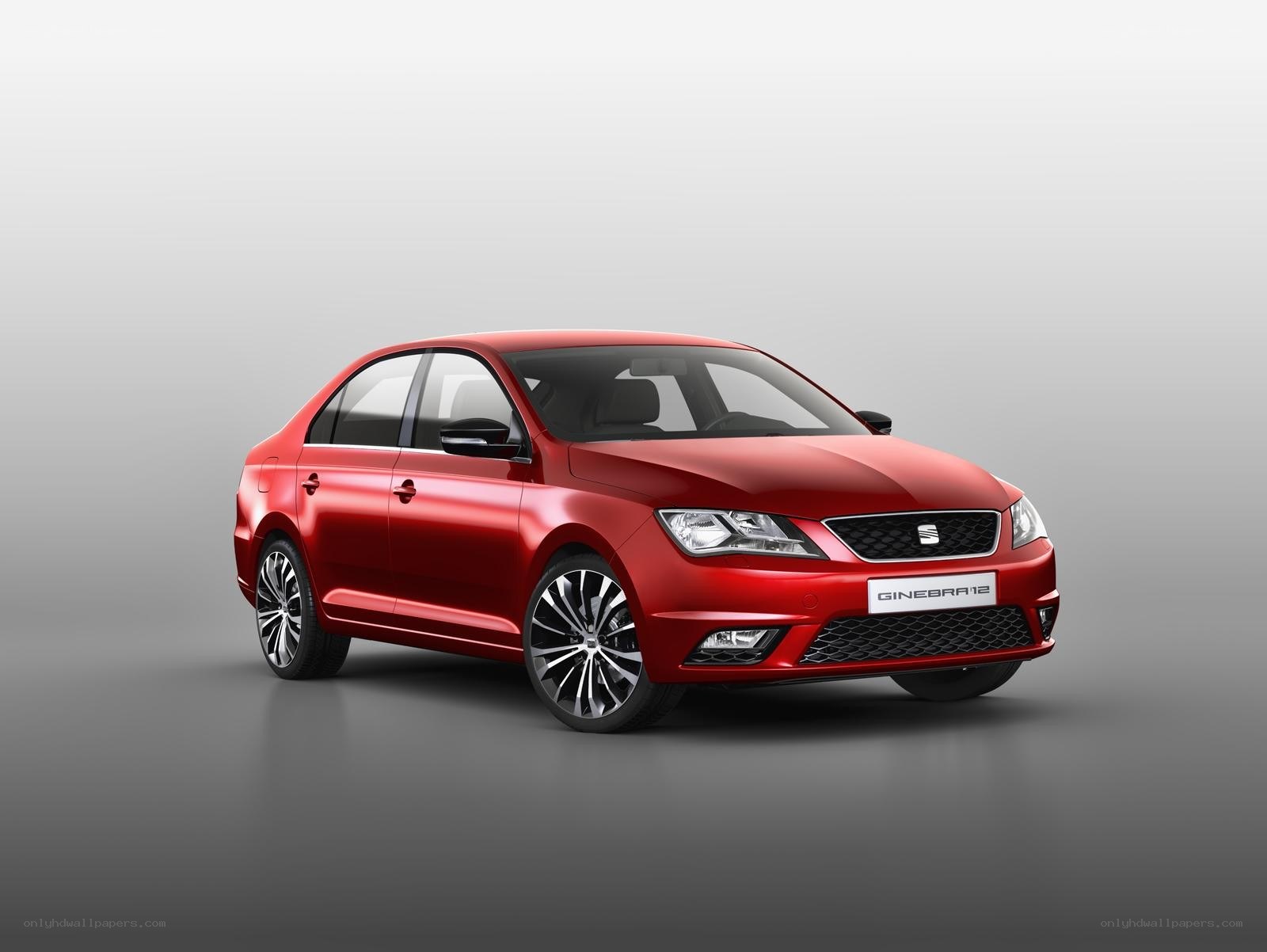 Red SEAT GINERA 12 sedan
